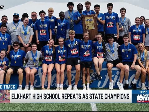 Elkhart Unified track and field team celebrates second consecutive state championship Elkhart Unified track and field team celebrates second consecutive state championship