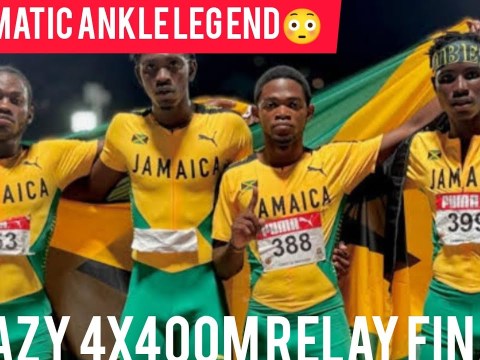 DRAMA Ensures In 4x400m Relay Final Race Track and field events DRAMA Ensures In 4x400m Relay Final Race Track and field events
