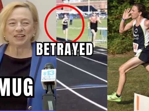 Maine Governor CELEBRATES as Another Male Runner DOMINATES Girls Race Maine Governor CELEBRATES as Another Male Runner DOMINATES Girls Race