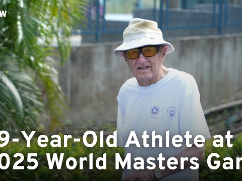 99-Year-Old Kiwi Athlete Defies Age at Taipei World Masters Games|TaiwanPlus News 99-Year-Old Kiwi Athlete Defies Age at Taipei World Masters Games|TaiwanPlus News
