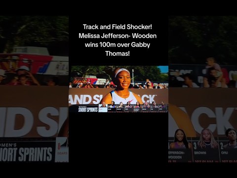 Track & Field! Melissa Jefferson- Wooden wins 100m sprint over Gabby Thomas! Track & Field! Melissa Jefferson- Wooden wins 100m sprint over Gabby Thomas!