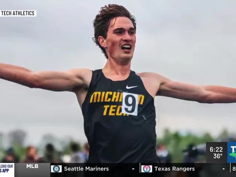 Michigan Tech's Tucker Ringhand wins 10K at GLIAC Track and Field Championships Michigan Tech's Tucker Ringhand wins 10K at GLIAC Track and Field Championships