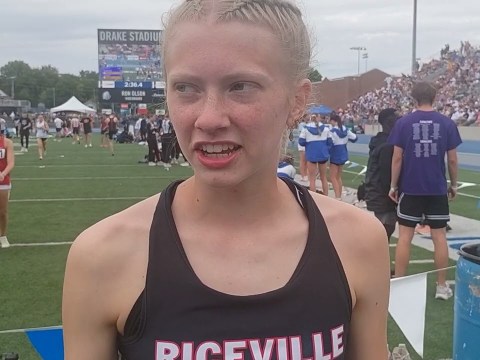 2025 State Track and Field – Claire Zweibohmer Riceville 1500 Meter Run 2025 State Track and Field – Claire Zweibohmer Riceville 1500 Meter Run
