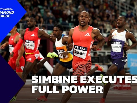 Akani Simbine beats Tebogo, Coleman et al in Xiamen 100m – Wanda Diamond League 2025 Akani Simbine beats Tebogo, Coleman et al in Xiamen 100m – Wanda Diamond League 2025