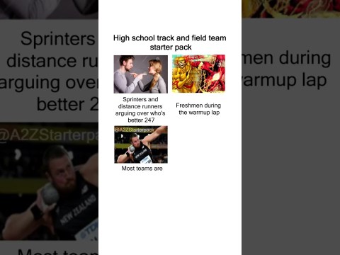 High school track and field team starter pack meme #memes High school track and field team starter pack meme #memes