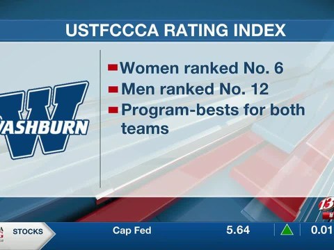 Washburn menโs and womenโs track and field teams receive program-high rankings Washburn menโs and womenโs track and field teams receive program-high rankings