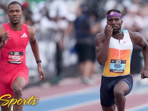 'Go on, Kenny!' Bednarek drops the hammer to win men's 100m at Grand Slam Track Miami | NBC Sports 'Go on, Kenny!' Bednarek drops the hammer to win men's 100m at Grand Slam Track Miami | NBC Sports