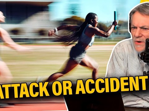 Track Runner Hit With Baton — Why the Attacker's Excuse is TOTAL BS! Track Runner Hit With Baton — Why the Attacker's Excuse is TOTAL BS!