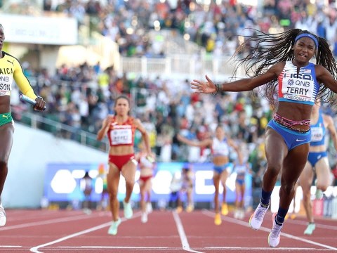 Team USA SHOCKS JAMAICA for women's 4×100 world title | NBC Sports Team USA SHOCKS JAMAICA for women's 4×100 world title | NBC Sports