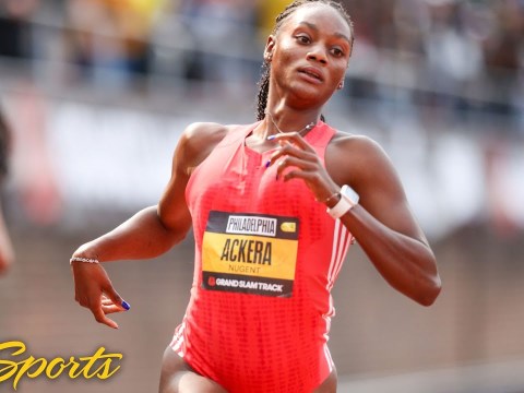 Ackera Nugent BATTLES for second straight slam title over Sydney McLaughlin-Levrone | NBC Sports Ackera Nugent BATTLES for second straight slam title over Sydney McLaughlin-Levrone | NBC Sports