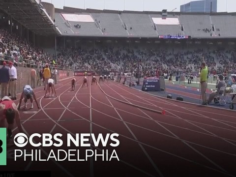 Franklin Field is abuzz with energy and excitement for the second day of the Penn Relays Carnival Franklin Field is abuzz with energy and excitement for the second day of the Penn Relays Carnival