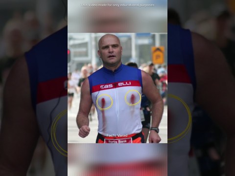 Why do runners tape their chests…? Why do runners tape their chests…?