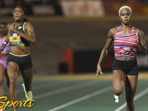 Gabby Thomas' PERSONAL BEST 400m secures title in Jamaica, Salwa Eid Naser takes win | NBC Sports Gabby Thomas' PERSONAL BEST 400m secures title in Jamaica, Salwa Eid Naser takes win | NBC Sports