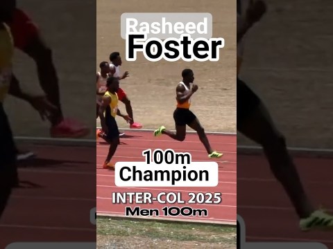 Mico's Rasheed Foster Defends 100m Title With Impressive Personal Best #short #jaydublowsports Mico's Rasheed Foster Defends 100m Title With Impressive Personal Best #short #jaydublowsports