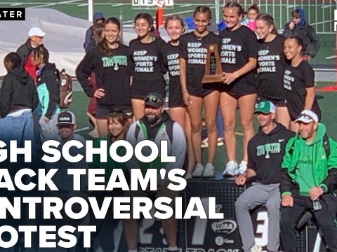 Tumwater track team sparks debate with protest shirts at state championships Tumwater track team sparks debate with protest shirts at state championships