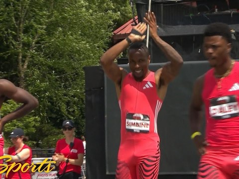 Akani Simbine's blazing speed wins him the men's 100m in Atlanta | NBC Sports Akani Simbine's blazing speed wins him the men's 100m in Atlanta | NBC Sports