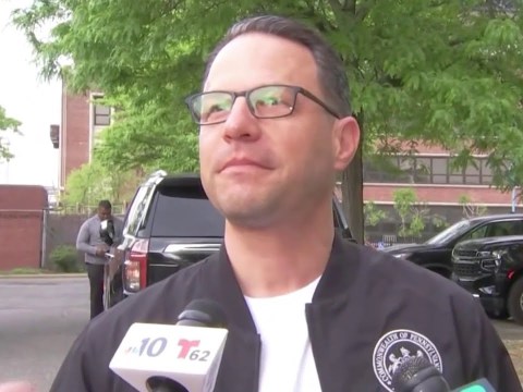 Gov. Shapiro attends the Broad Street Run Gov. Shapiro attends the Broad Street Run