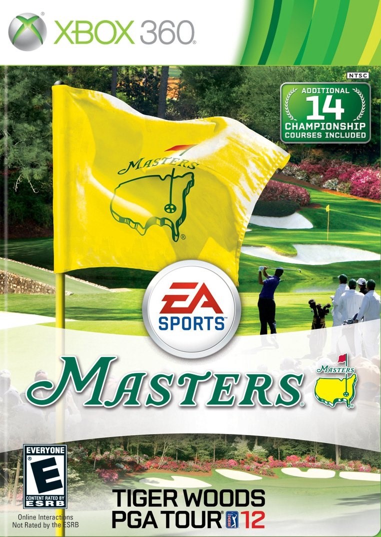 XBox Masters Tiger Woods PGA Tour 12 Xbox 360 Games Games