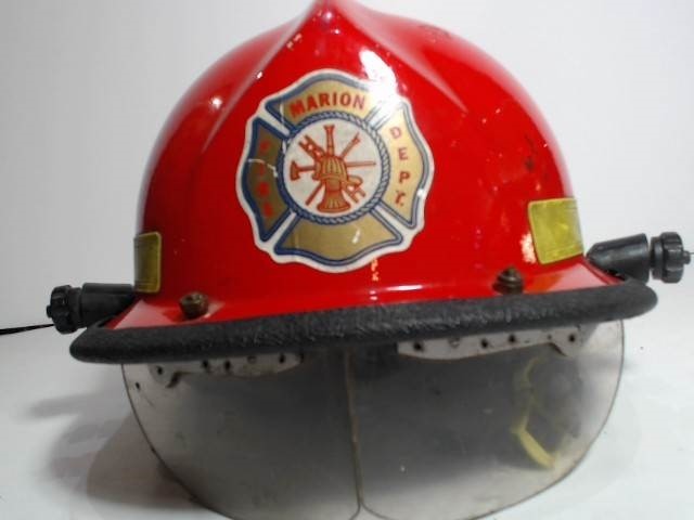 Vintage Fireman’s Helmet for Marion Indiana Fire Department