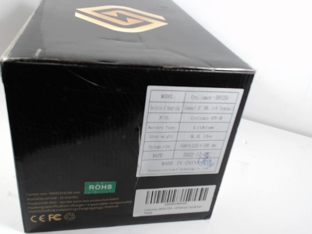 CROLIUMCX 58v25a  New Smart Charger for Golf Cart New in Box