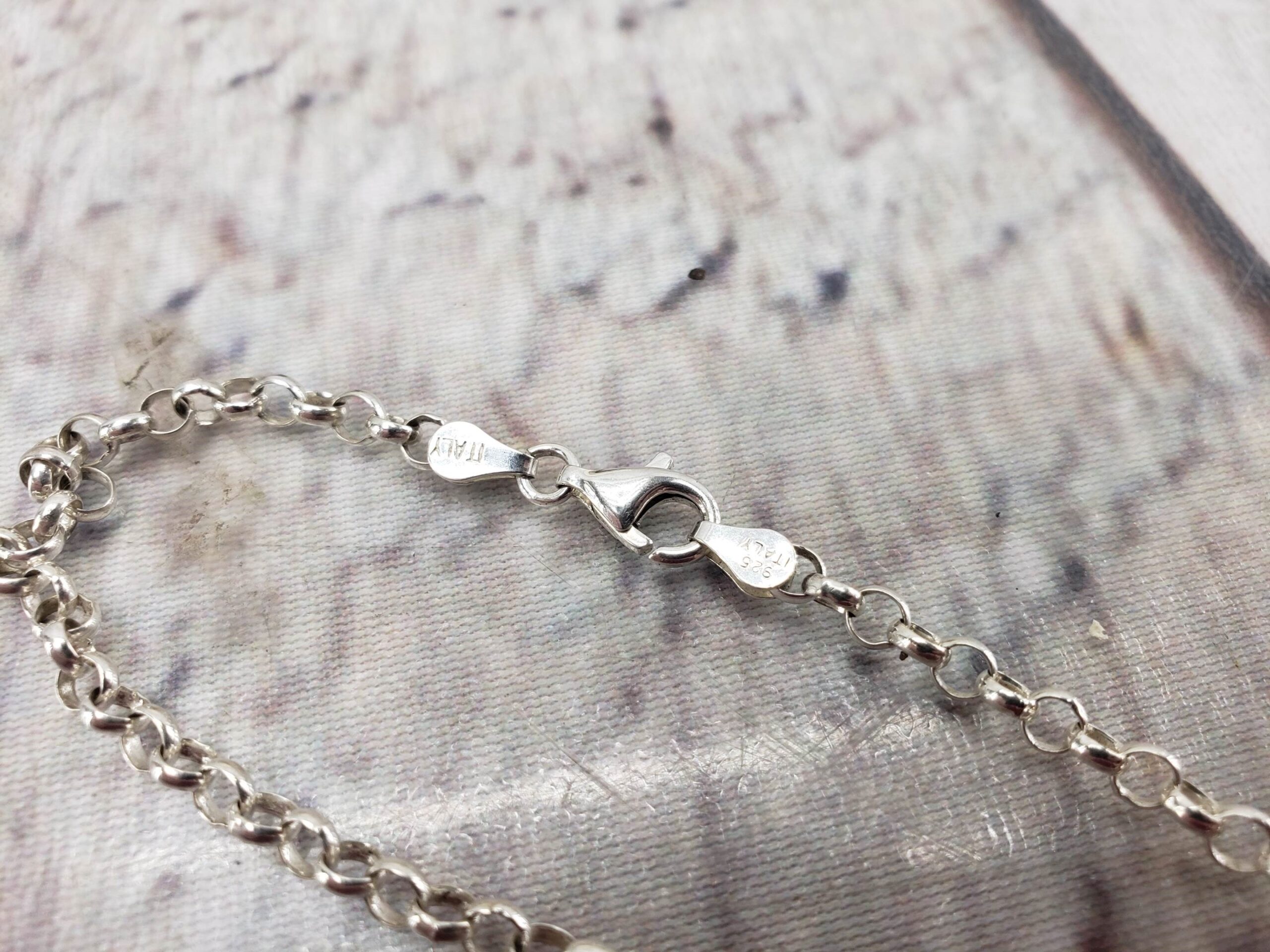 Necklace SS Women 18″ Cable Chain, 6.06DWT .925 Sterling Silver