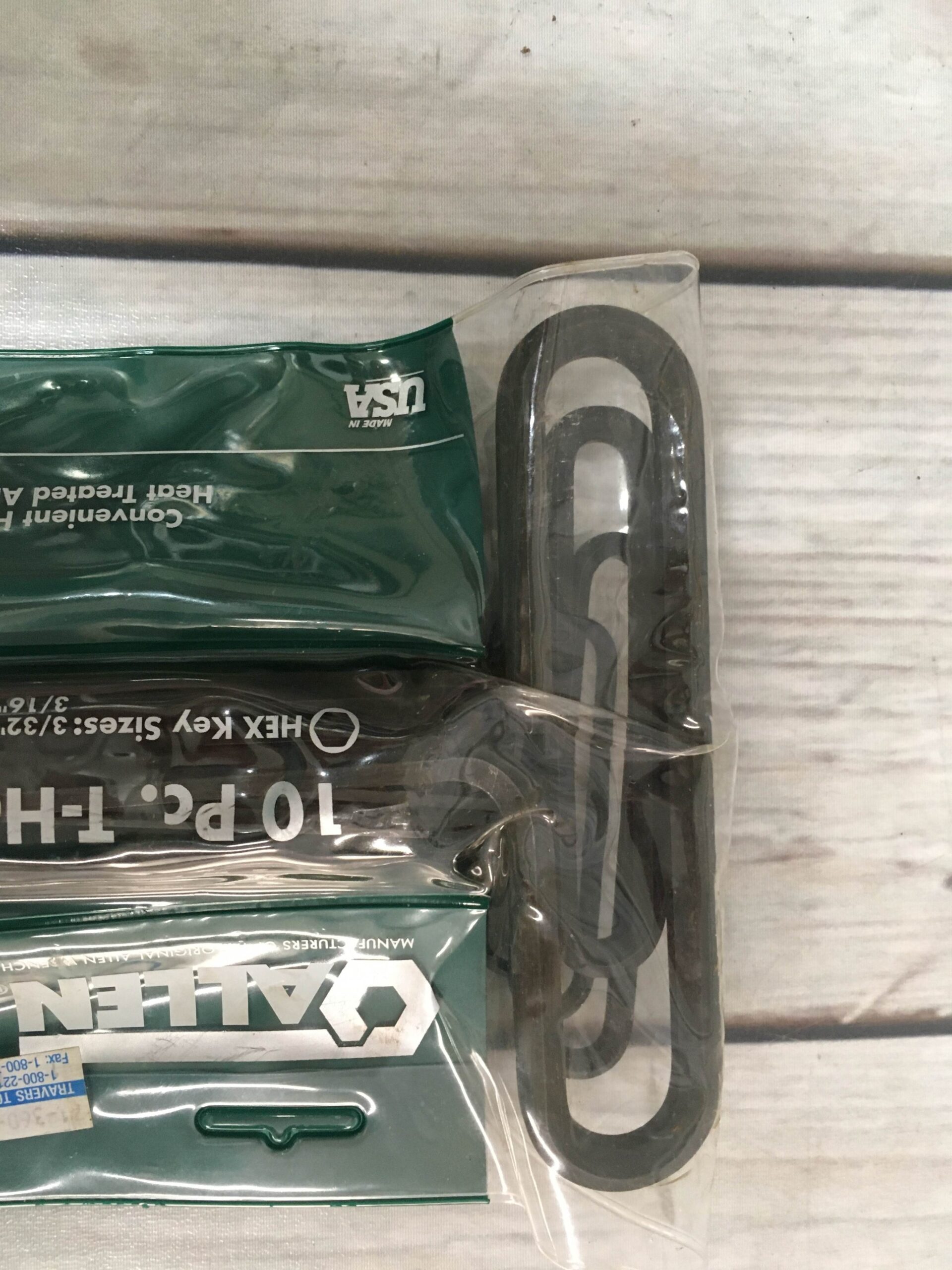 ALLEN 56255 10pc T-Handle Hex Keys Made in USA, Set