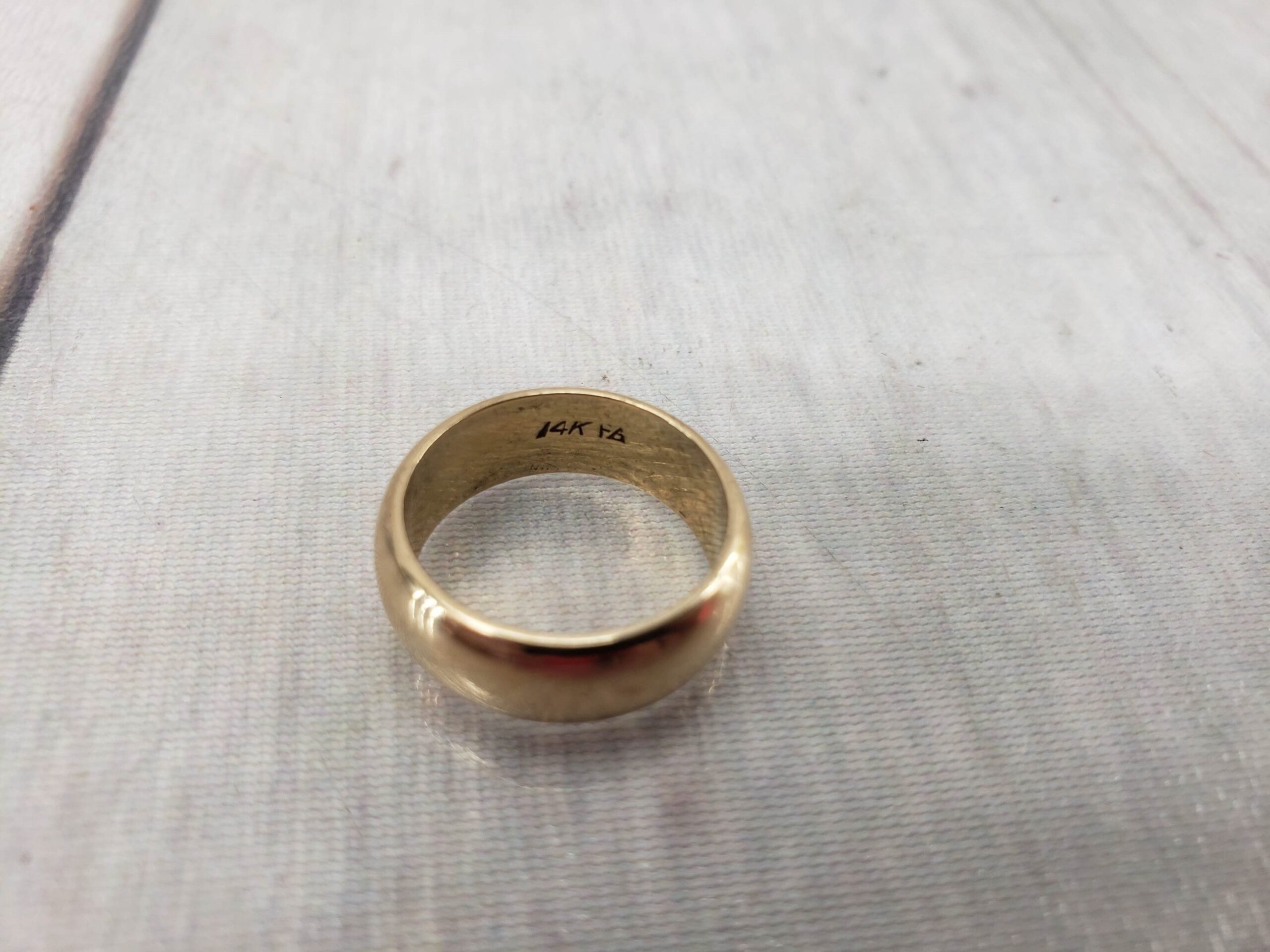 Band Ring 14K Gold YELLOW GOLD 4.2 DWT