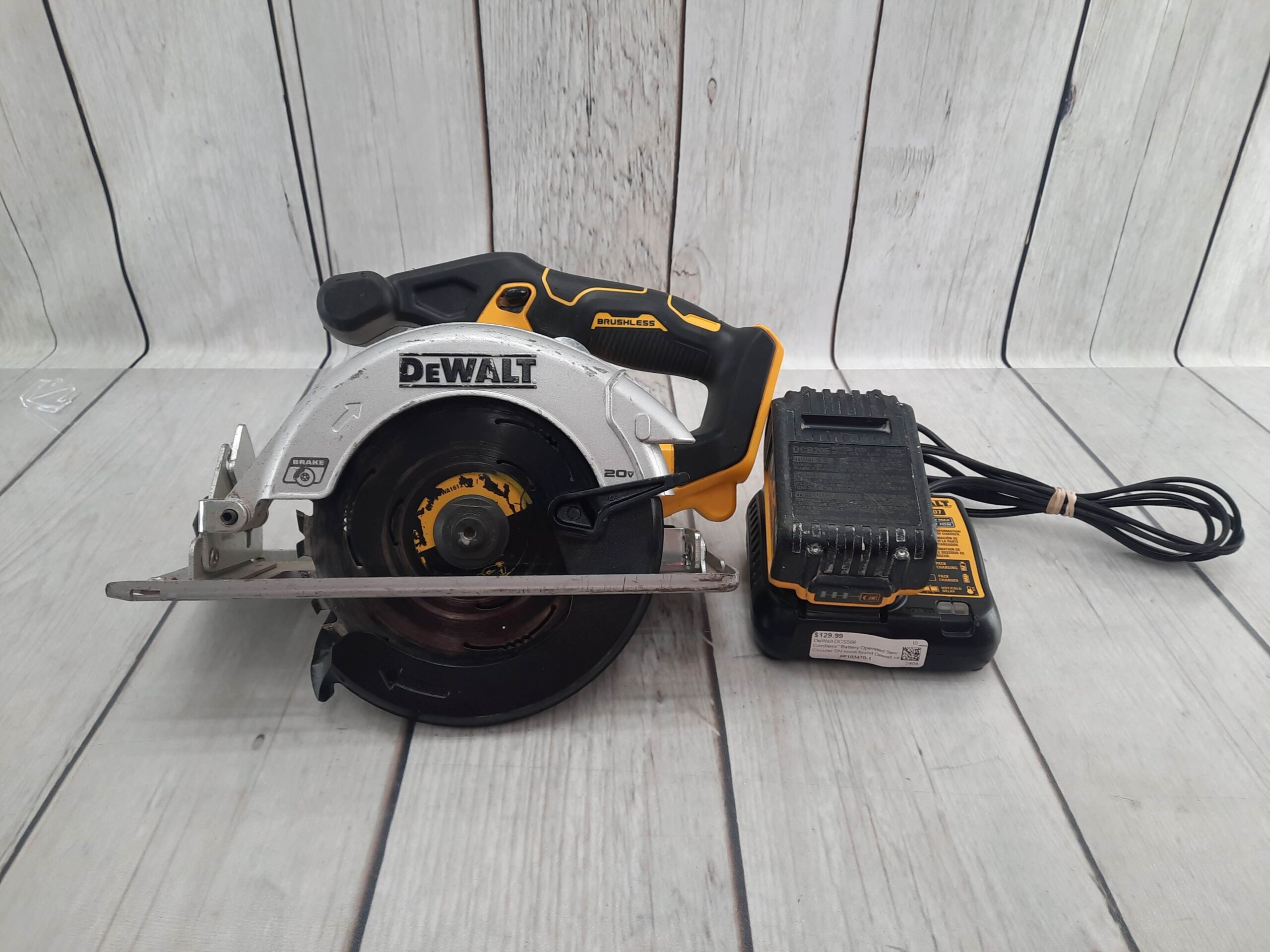 DeWalt DCS566 20V MAX 6-1/2″ Cordless Circular Saw Kit