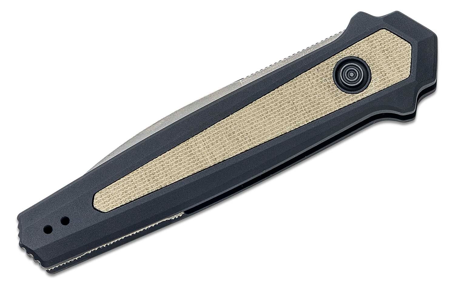 Kershaw 7950 Launch 15 AUTO Folding Knife 3.5″ CPM-MagnaCut BlackWashed Spear Point Blade