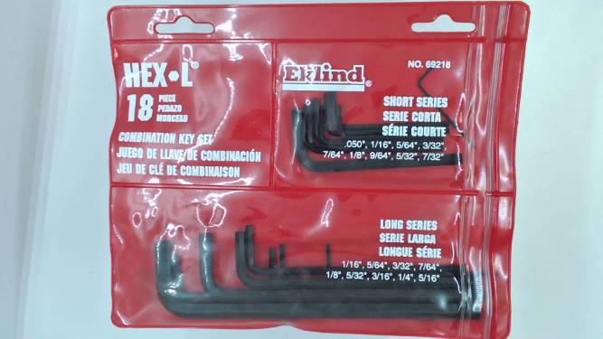 Eklind 69218 L Set Hex Key