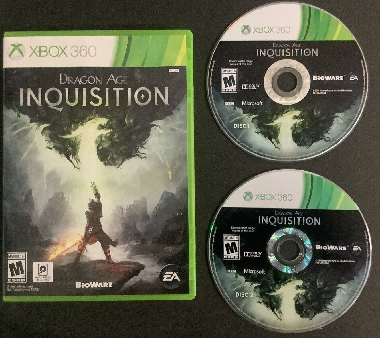 Microsoft XBox 360 Dragon Age: Inquisition *No Manual* Xbox 360 Games Games