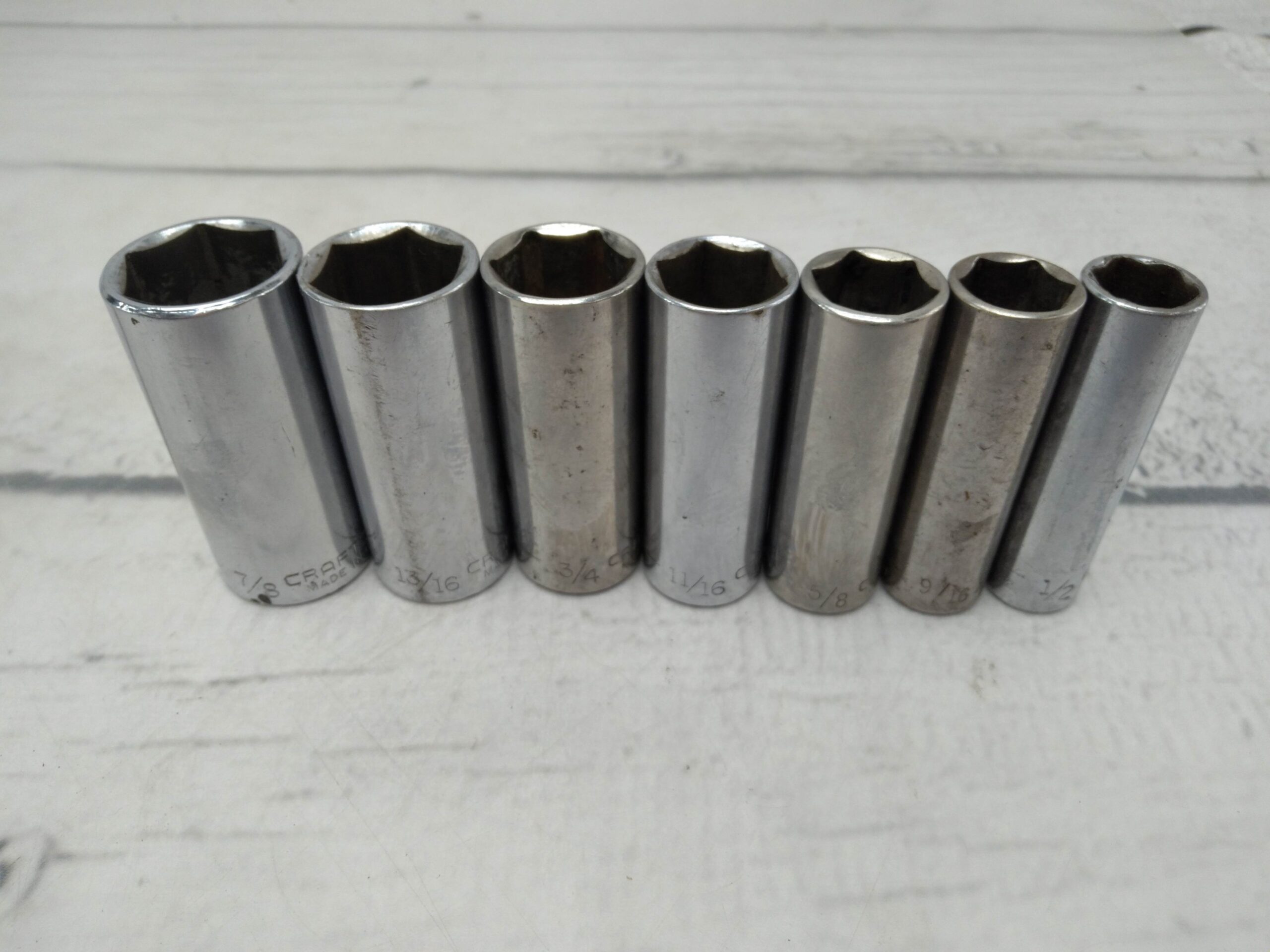 Craftsman ~ Made in USA NA SAE Socket Set