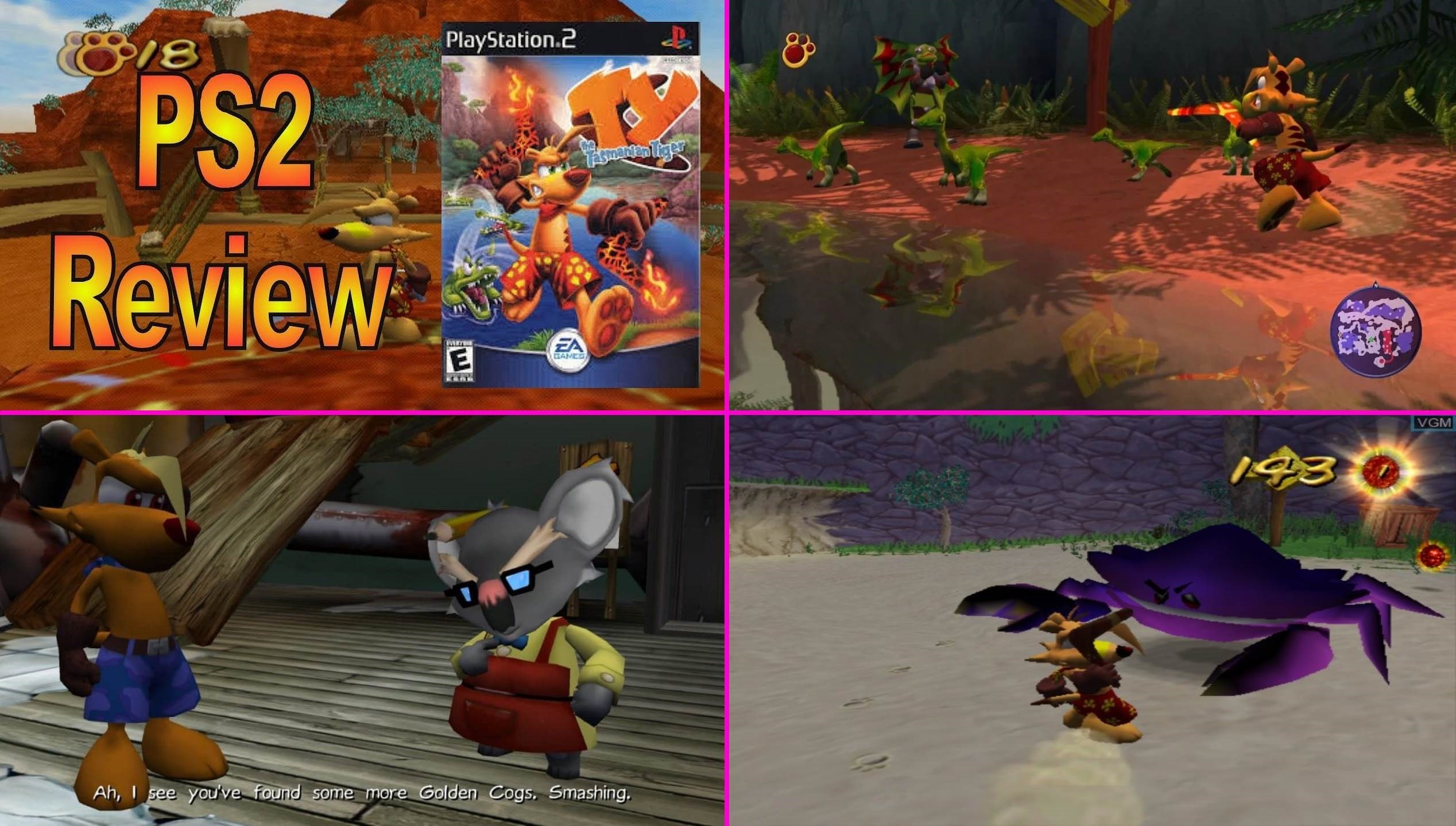 Ty the Tasmanian Tiger *cib w/ Manual* PS2 / Playstation 2 Games Games