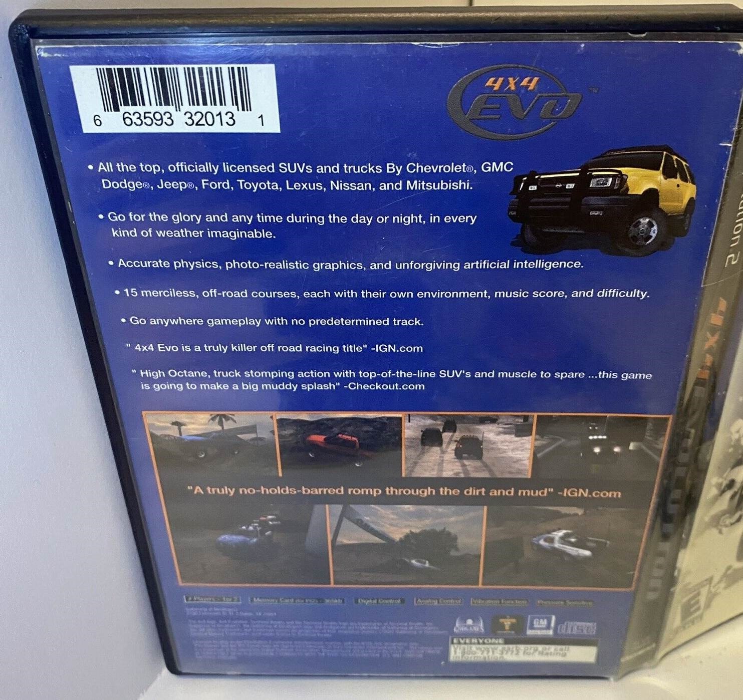 Sony Playstation 2 PS2 Evo 4×4 PS2 / Playstation 2 Games Games