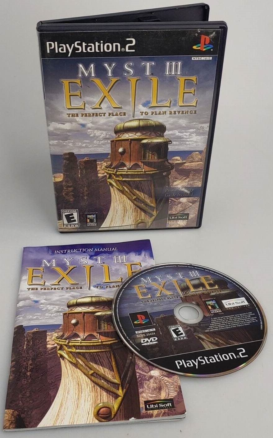 Sony Playstation 2 PS2 Myst 3 Exile *Black Label PS2 / Playstation 2 Games Games