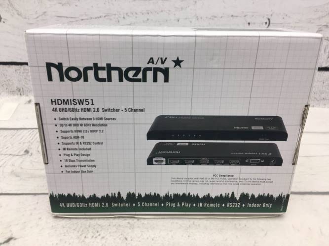 Northern AV HDMISW51 4K Switch