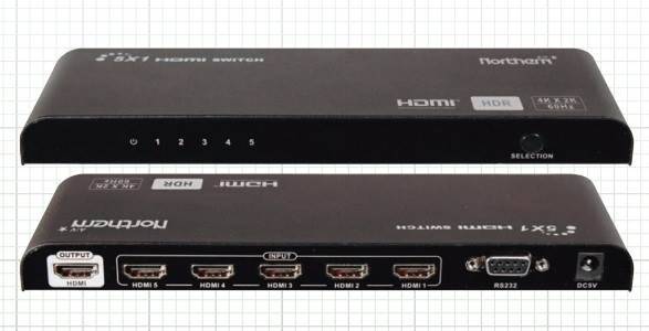 Northern AV HDMISW51 4K Switch