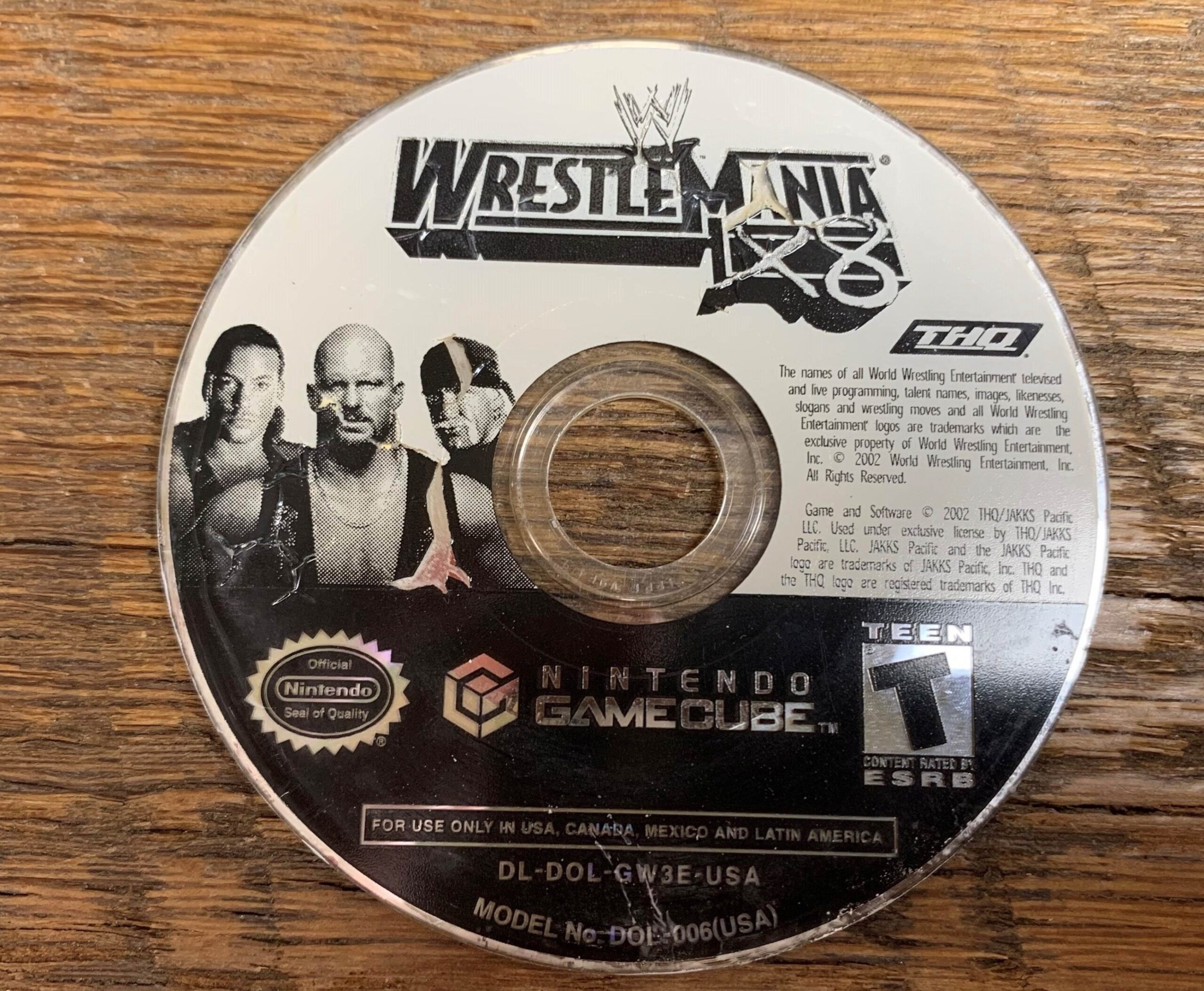 Nintendo Gamecube Games Disc Only Tiger Woods PGA Tour 06 & Wrestlemania X8