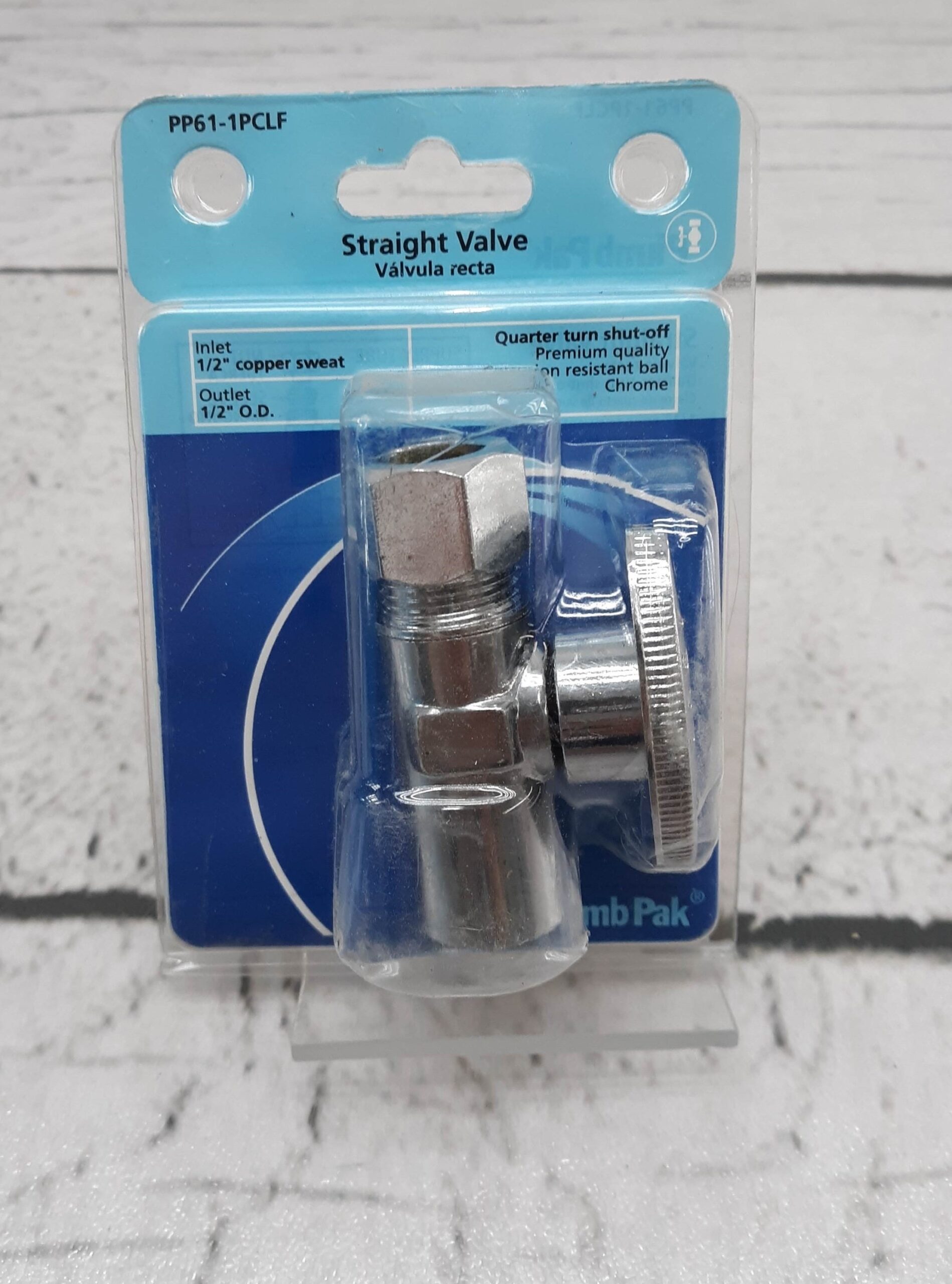 Keeney Plumb Pak PP61-1PCLF Straight Valve Plumbing