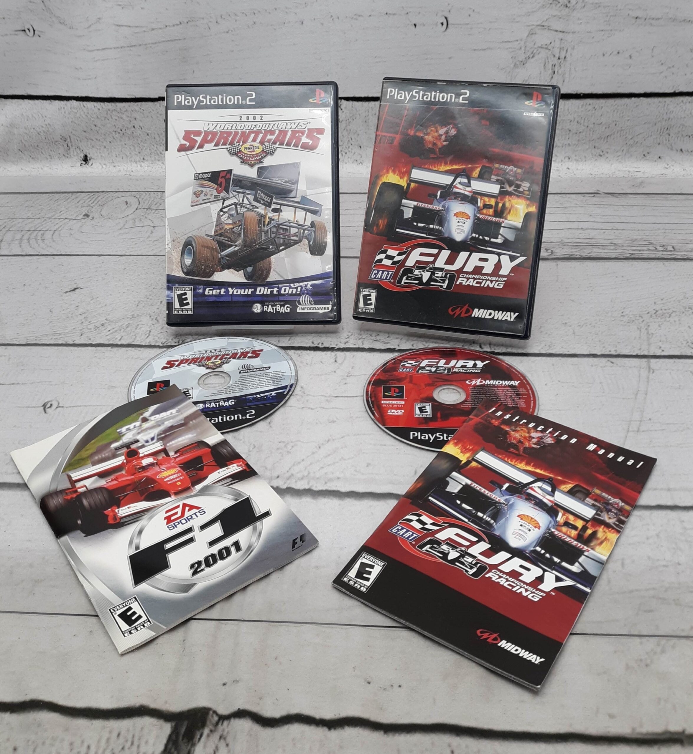 World of Outlaws Dirt Racing/Fury Championship PS2 / Playstation 2 Game