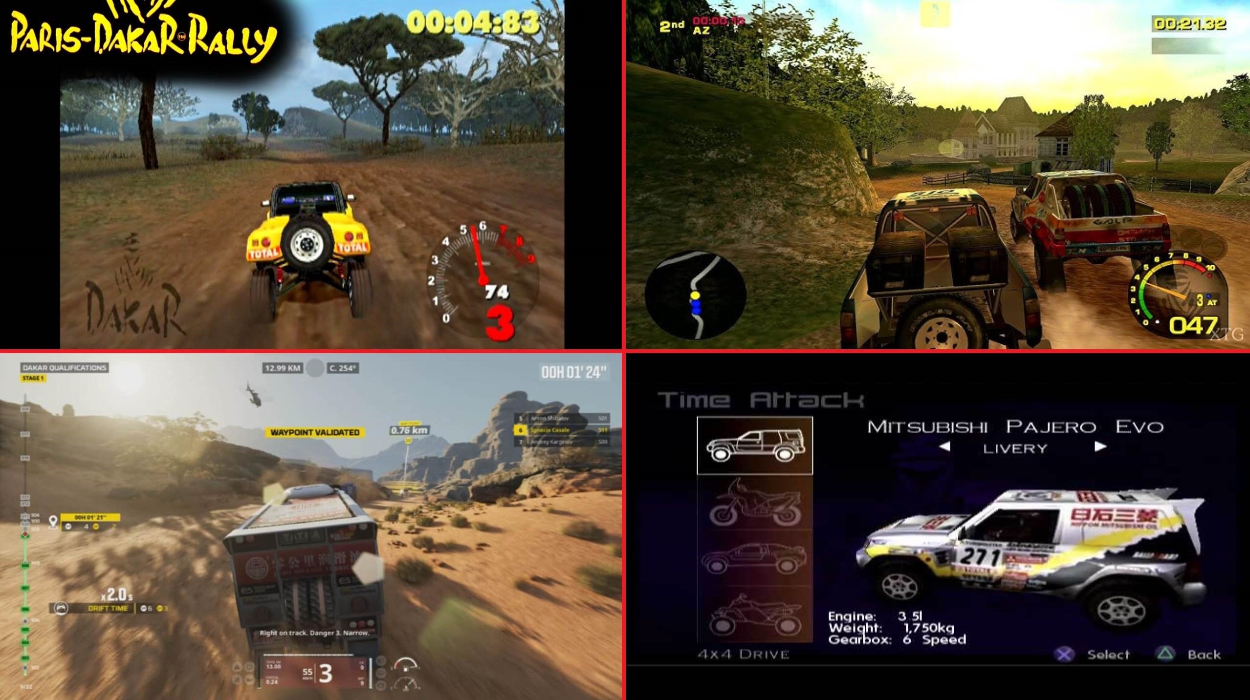 Sony Playstation 2/ PS2 – Paris-Dakar Rally Complete Black Label Game