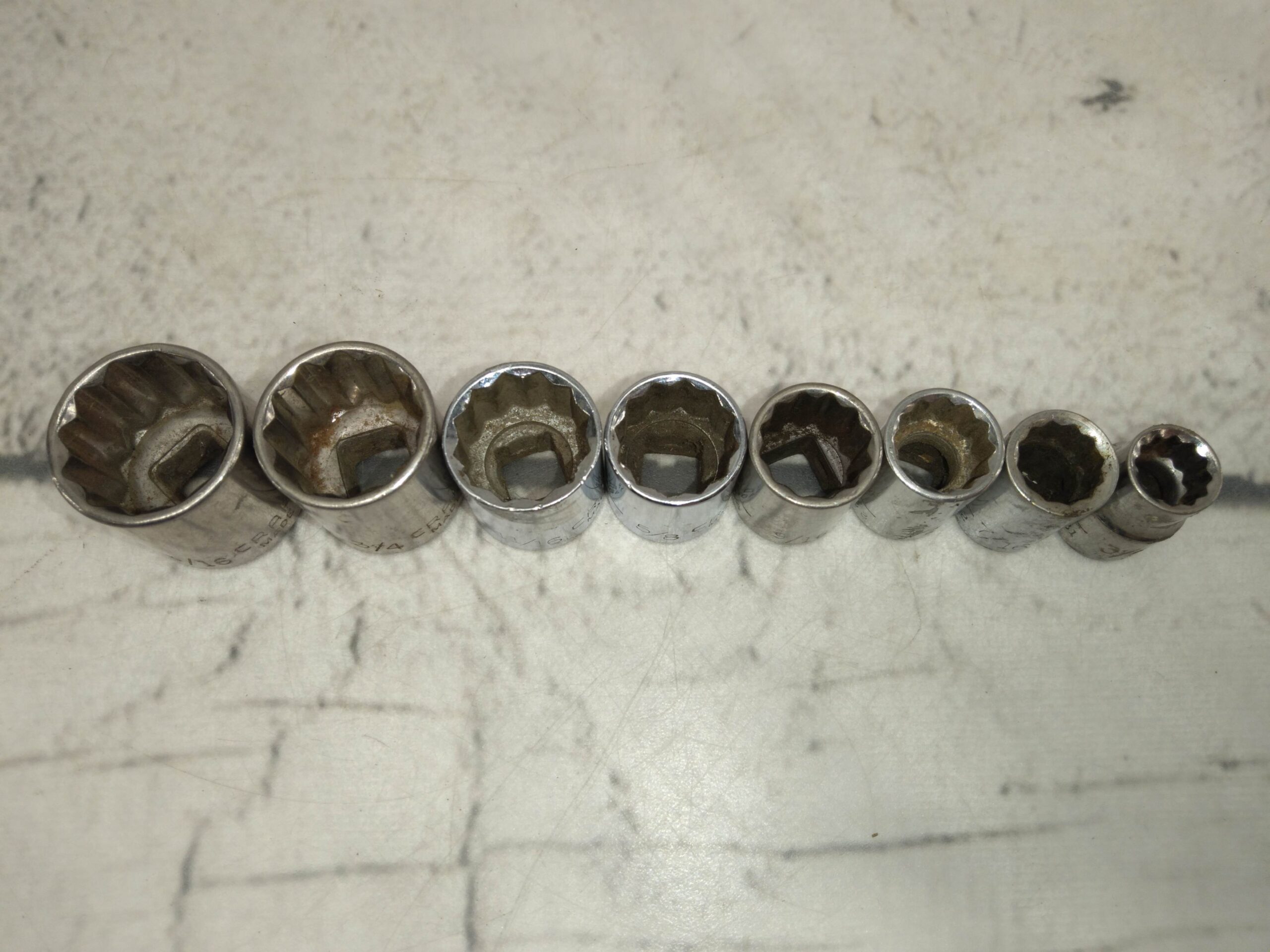 Craftsman USA SAE 12pt 3/8″ Drive Socket Set