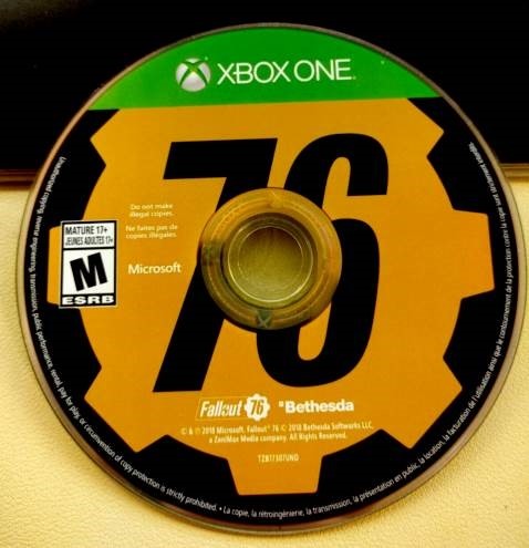 Fall Out 76 Xbox One Game Disc Only