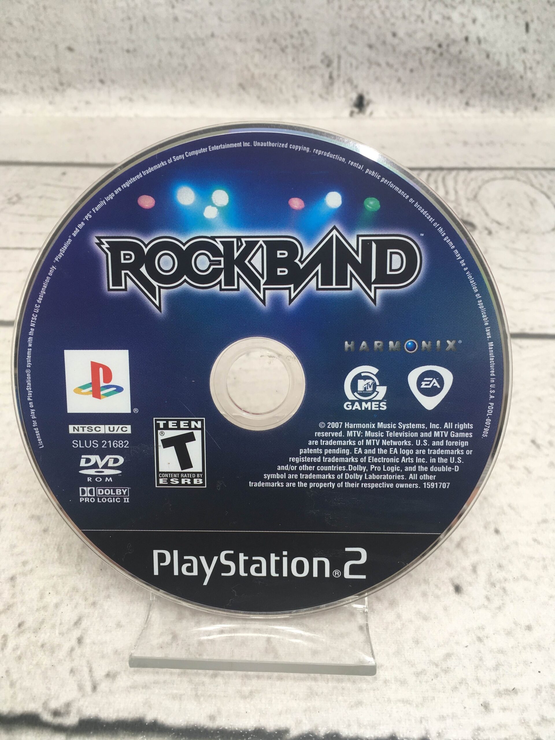 Rock Band *Disc Only* PS2 / Playstation 2 Game