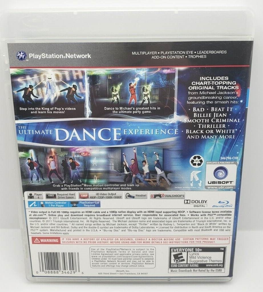 Michael Jackson the Experience PS3 / Playstation 3 Games Games