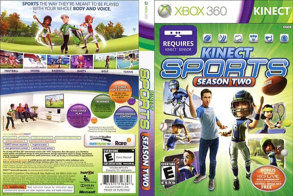 Microsoft Kinect Sports Season Two Xbox 360 Games Games