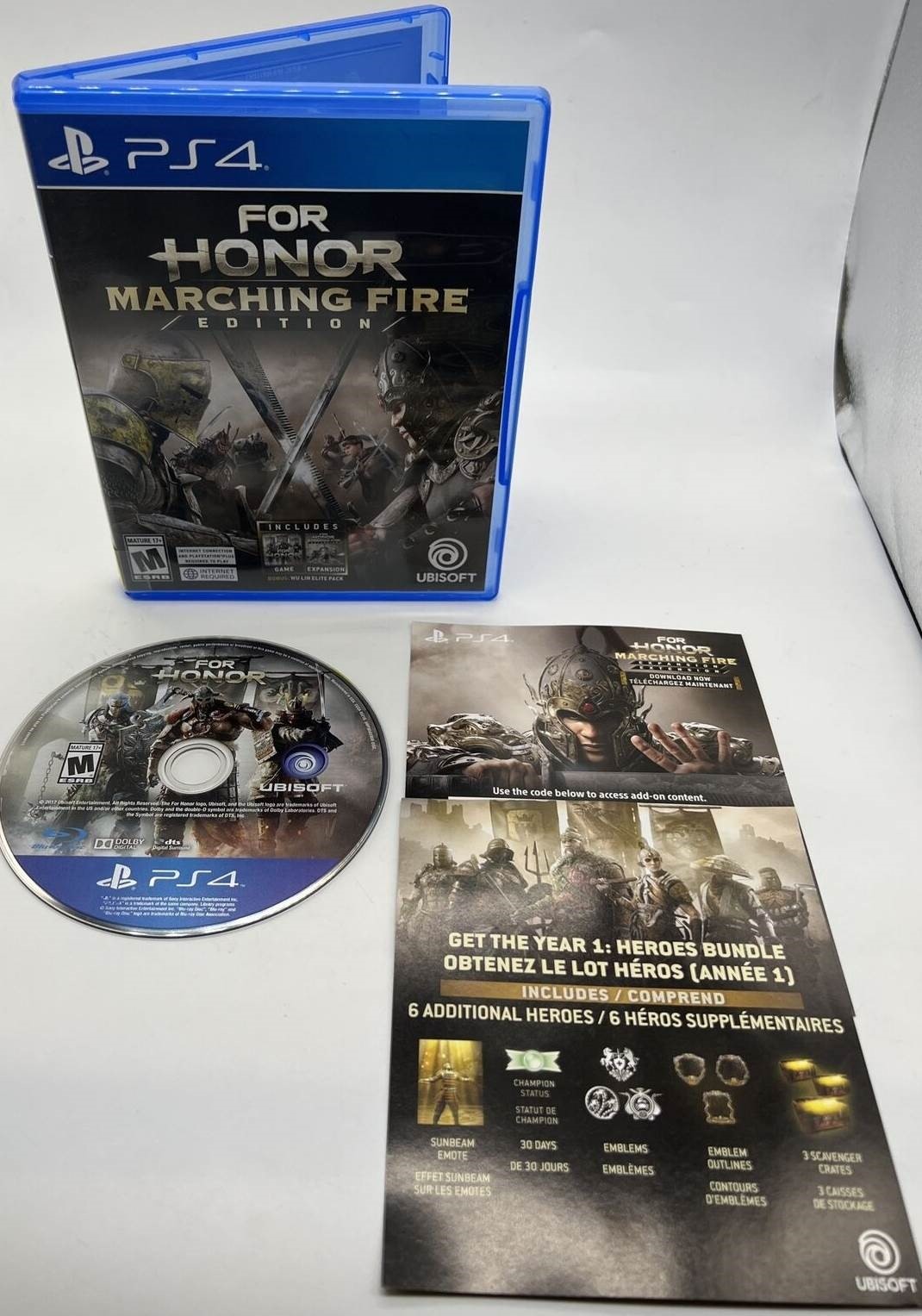 For Honor [Marching Fire Edition] *Good Codes* PS4 / Playstation 4 Game