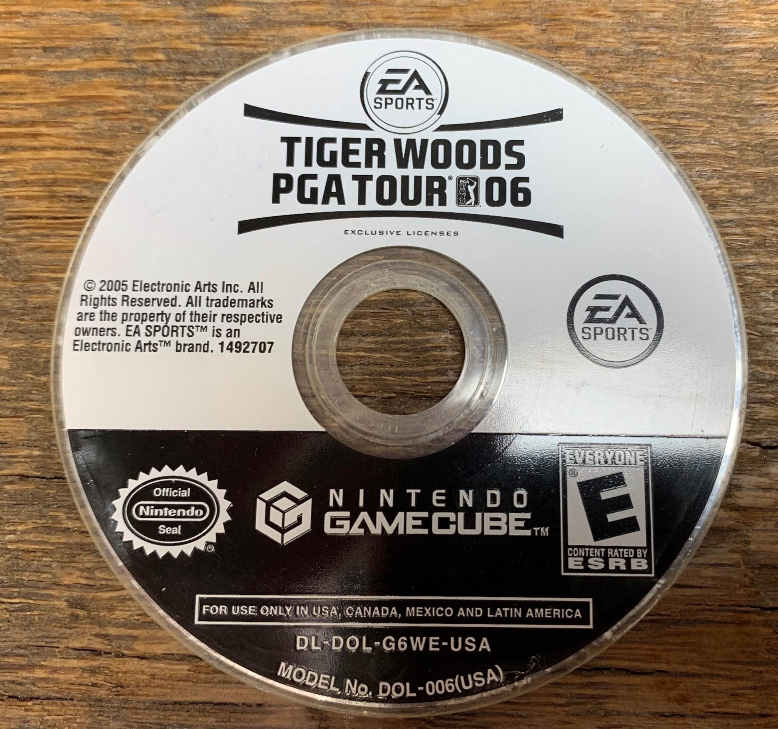 Nintendo Gamecube Games Disc Only Tiger Woods PGA Tour 06 & Wrestlemania X8