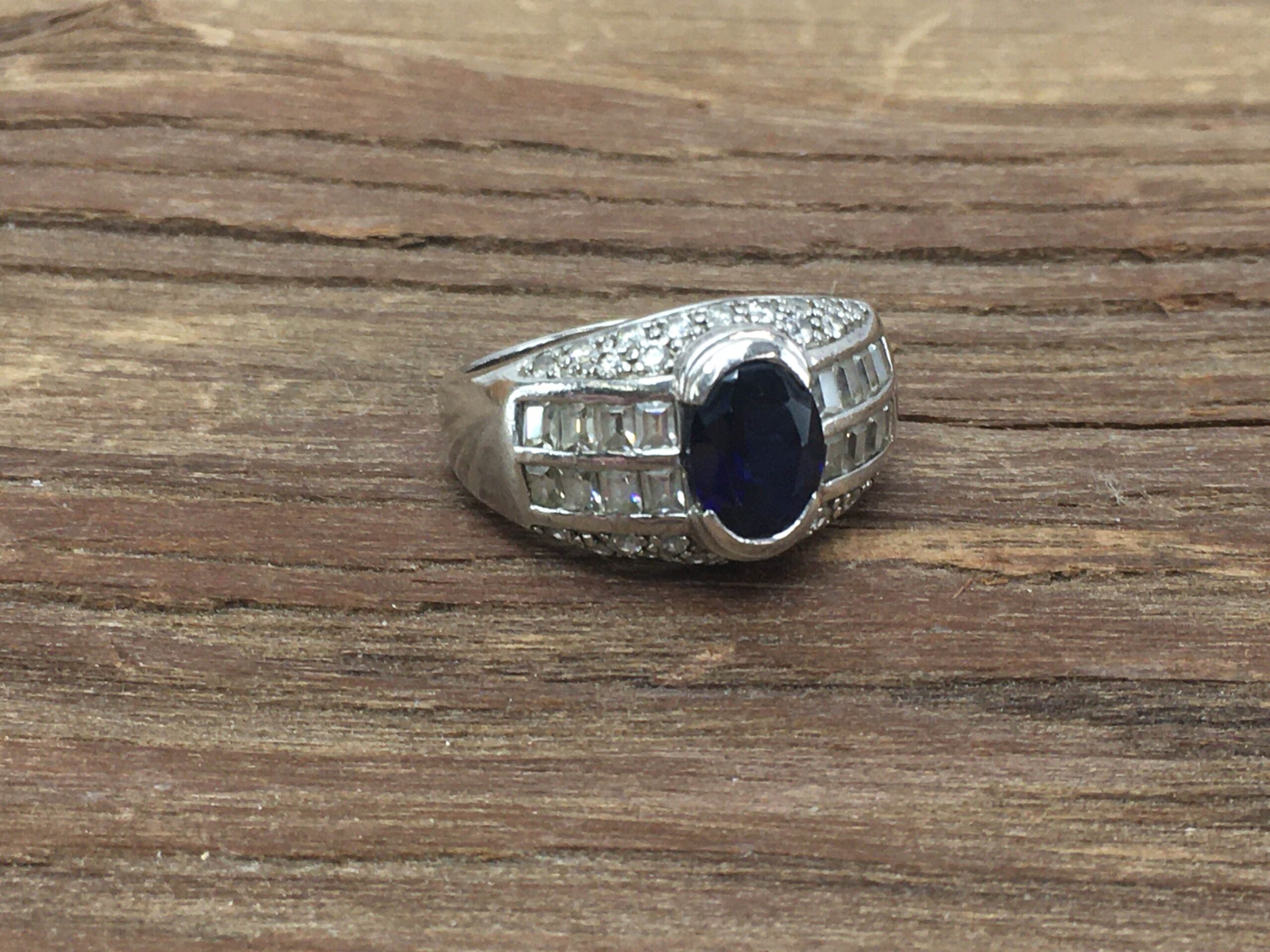 Ring SS Women Sz 10.25 5.14DWT .925 Sterling Silver Ring