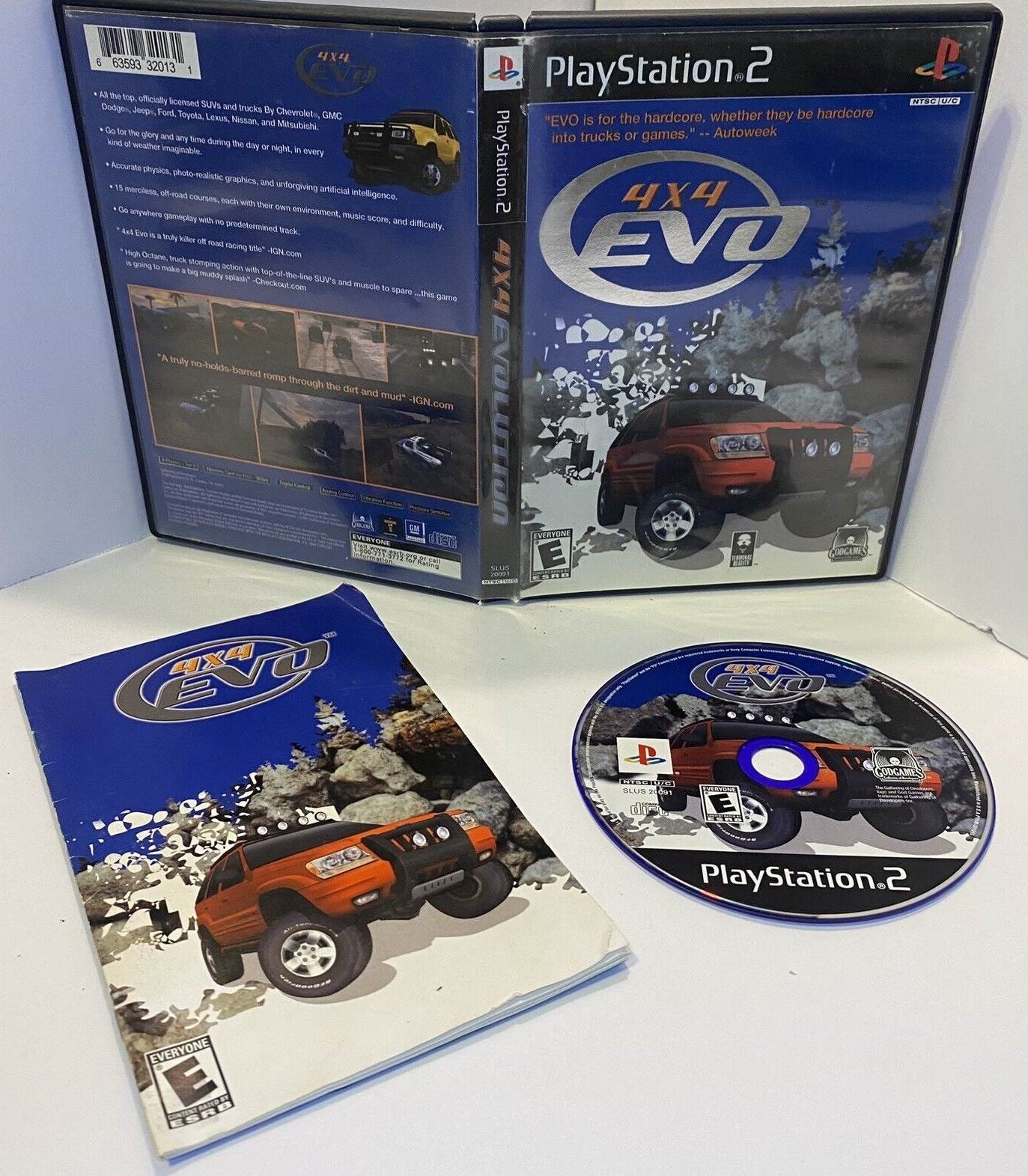 Sony Playstation 2 PS2 Evo 4×4 PS2 / Playstation 2 Games Games